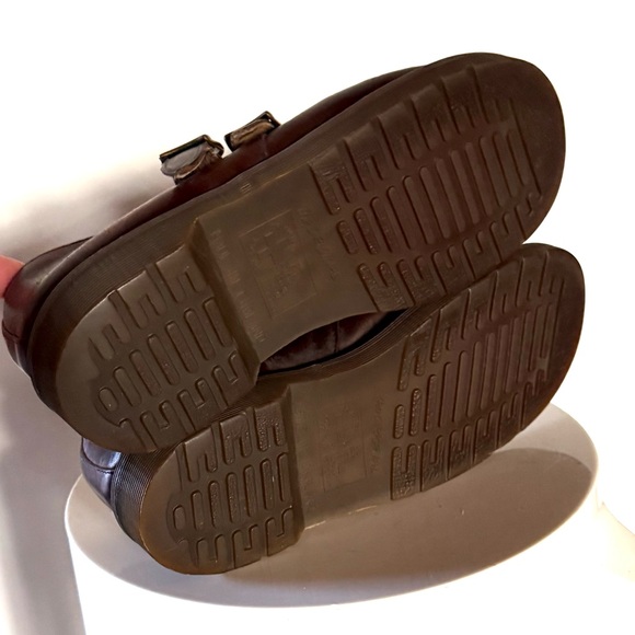 Dr. Martens Brown Leather 8065 Mary Janes Shoes - Picture 13 of 14